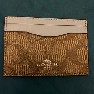 Brand new never used coach card holder